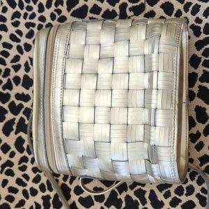Saddle River Gold Leather Purse